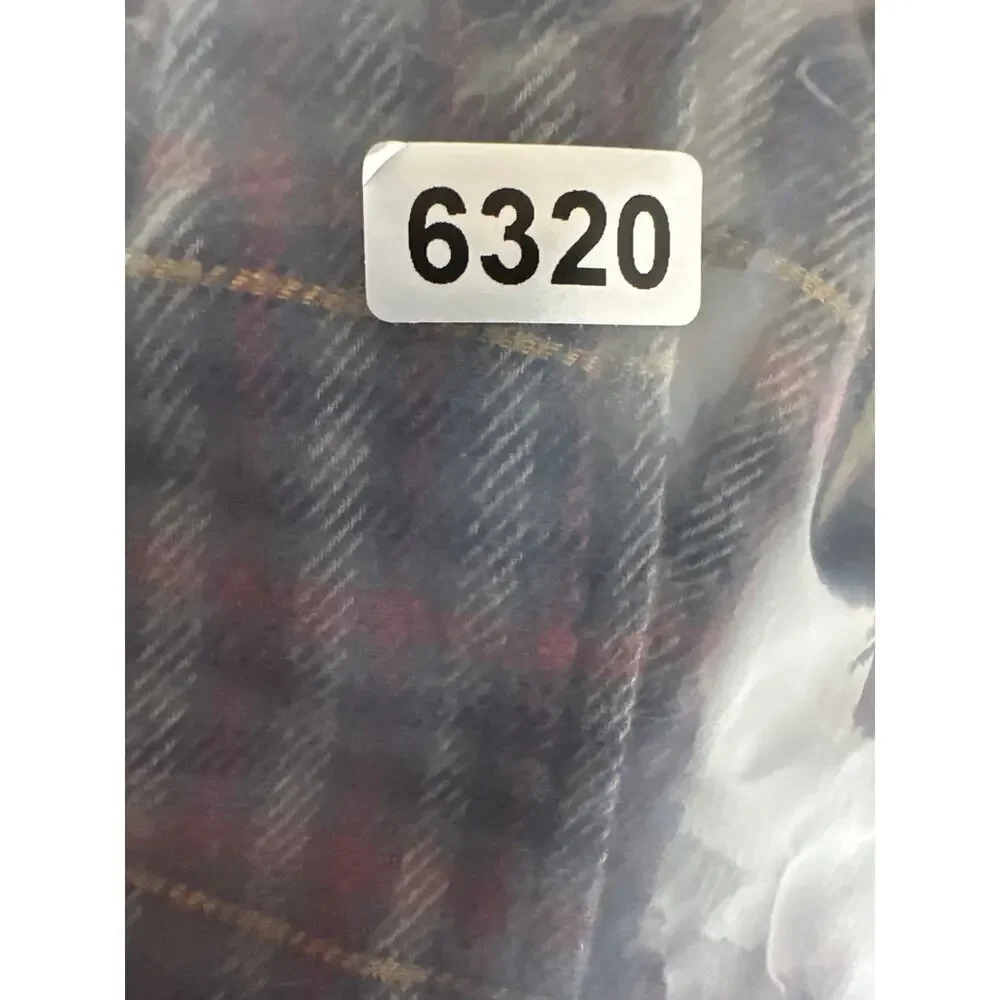 J. Crew Classic Brushed Twill Shirt Long Sleeve Button-Down Blue & Red Plaid XL